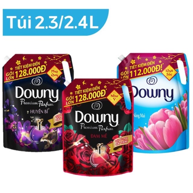 Nước xả vải Downy túi 2,3L hương nước hoa