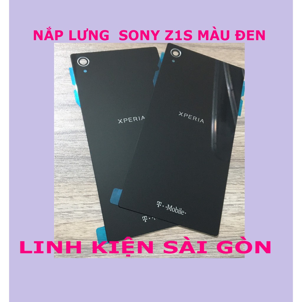 NẮP LƯNG SONY Z1S MÀU ĐEN