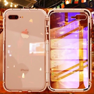 Ốp Iphone lưng kính Nam châm Shengo