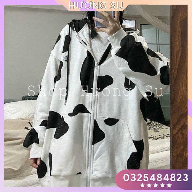 Áo chống nắng Nam Nữ bò sữa Form rộng Hương Su (PVN1934)