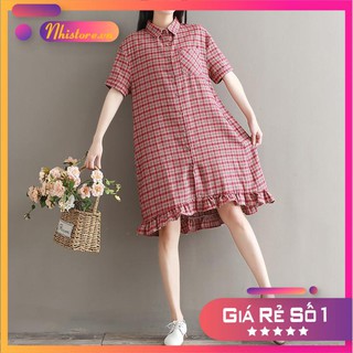 THANH LÝ HÀNG TỒN KHO Đầm bầu sơ mi thời trang công sở