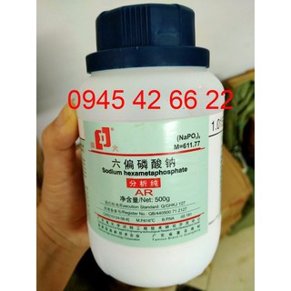 Sodium hexametaphoshate - (NaPO3)6 Lọ 500g