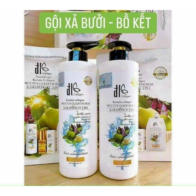 Dầu gội xả bồ kết combo dầu chính hãng có tem bh