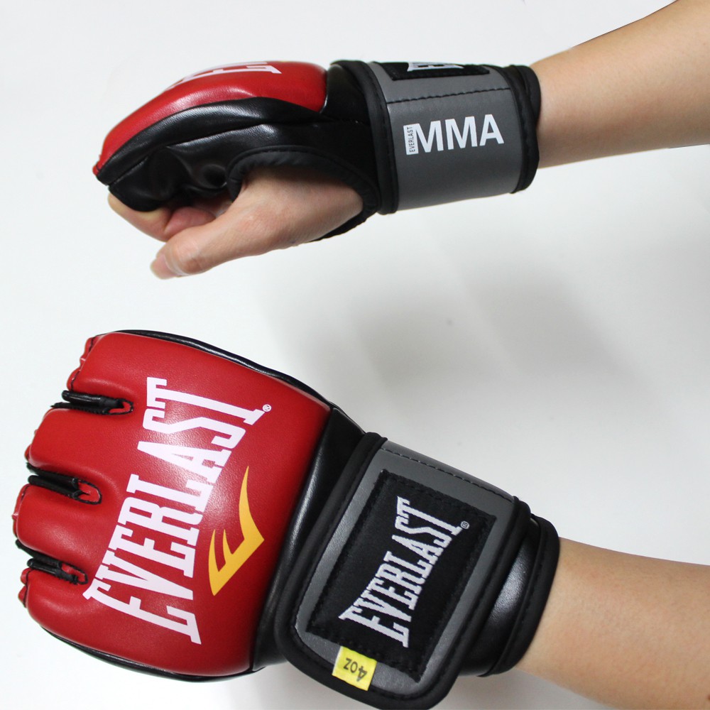 Găng tay đánh bao cát Everlast MMA hở ngón