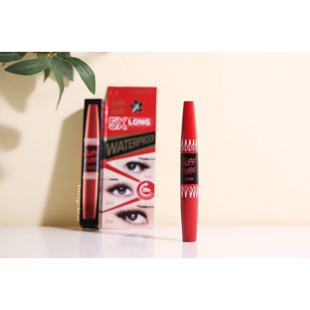 Mascara Sivanna Super Model Water-Proof Mascara Deep Black | BigBuy360 - bigbuy360.vn