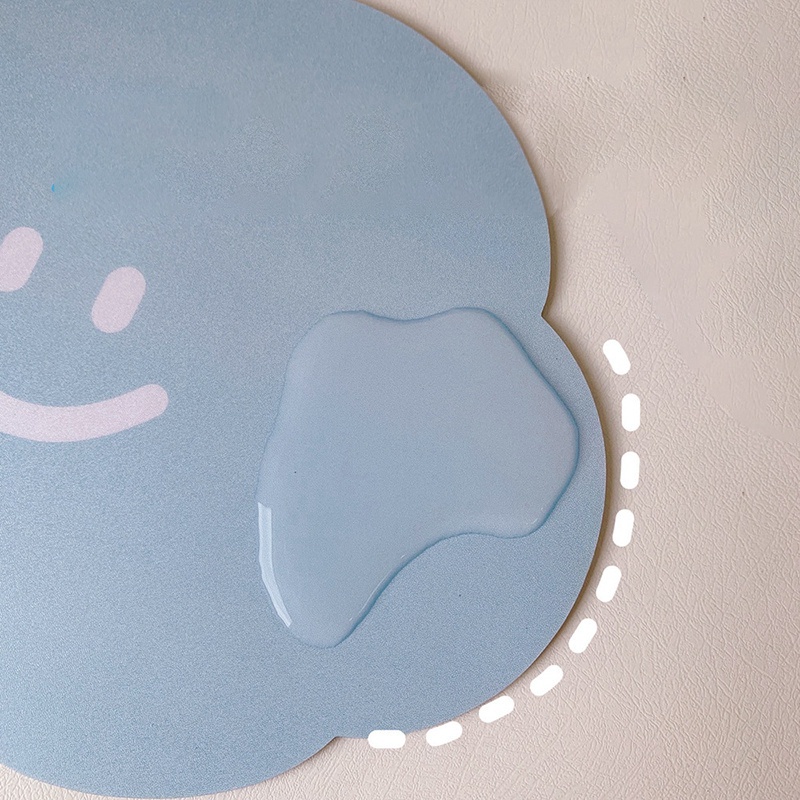 Tấm Lót Chuột Máy Tính Chống Trượt In Hình Đám Mây Dễ Thương Tiện Dụng