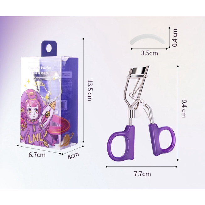 Kẹp bấm mi, làm cong mi chất liệu thép cao cấp LAMEILA BAG U BAMMITHEP42