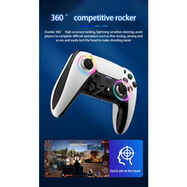 100% original Wireless Game Controller For PS4 Elite/Slim/Pro Console Dualshock Gamepad With Programmable Back Button Support PC Gamepad FTP