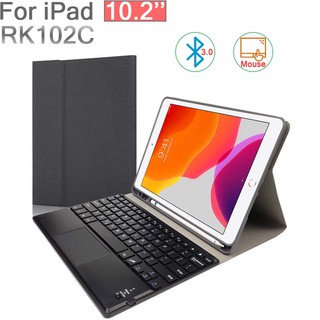 BÀN PHÍM BAO DA BLUETOOTH CÓ KHAY BÚT CHO NEW IPAD 10.2 VÀ 10.5 INCHES 2019