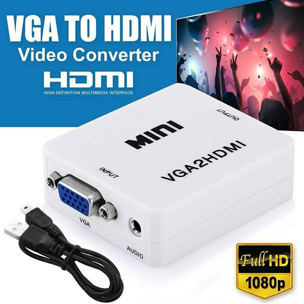 Bộ ChuyểN ĐổI Âm Thanh / Video MINI VGA Sang HDMI