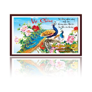 Tranh đính đá vợ chồng lv113