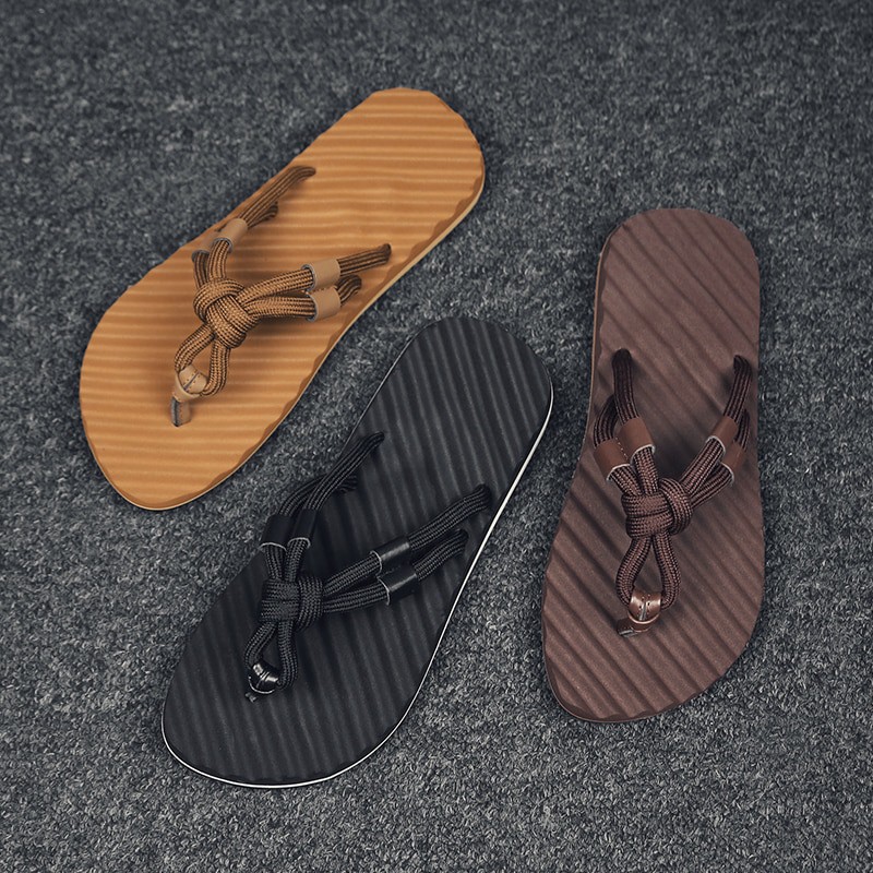 Dép xỏ ngón đi biển thời trang cho nam đế cao su