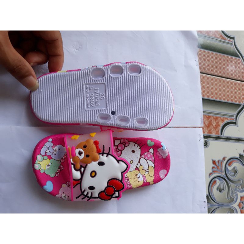 Dép lê bé gái  helo kitty  siêu xinh hàng quảng châu mẫu mới