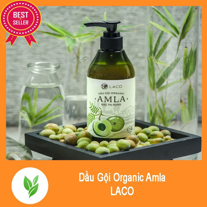 Dầu Gội Organic Amla - Laco - Trị rụng tóc - Cam kết chính hãng