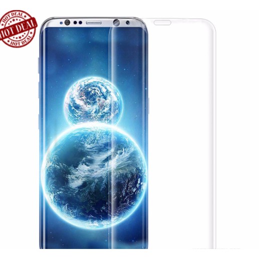 Kính Full Màn 4D cho Samsung S8 Tặng ốp dẻo Silicon SM