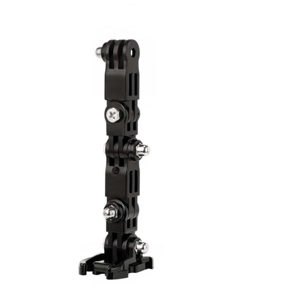 AVALENTINE Universal Helmet Strap Mount For Gopro Hero ABS plastic Helmet Chin Mount Holder Sports Camera Mount For Action Camera Skiing Biking Durable Metal Adjustment Base Full Face Helmet Camera Holder/Multicolor