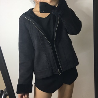 Áo khoác Da lộn Secondhand Hàn