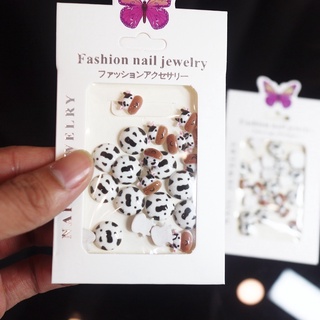 Charm nail, Charm bò sữa gắn móng cao cấp