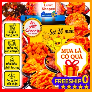 [TRỢ GIÁ] SET ĂN VẶT 25 món -Có quà tặng kèm