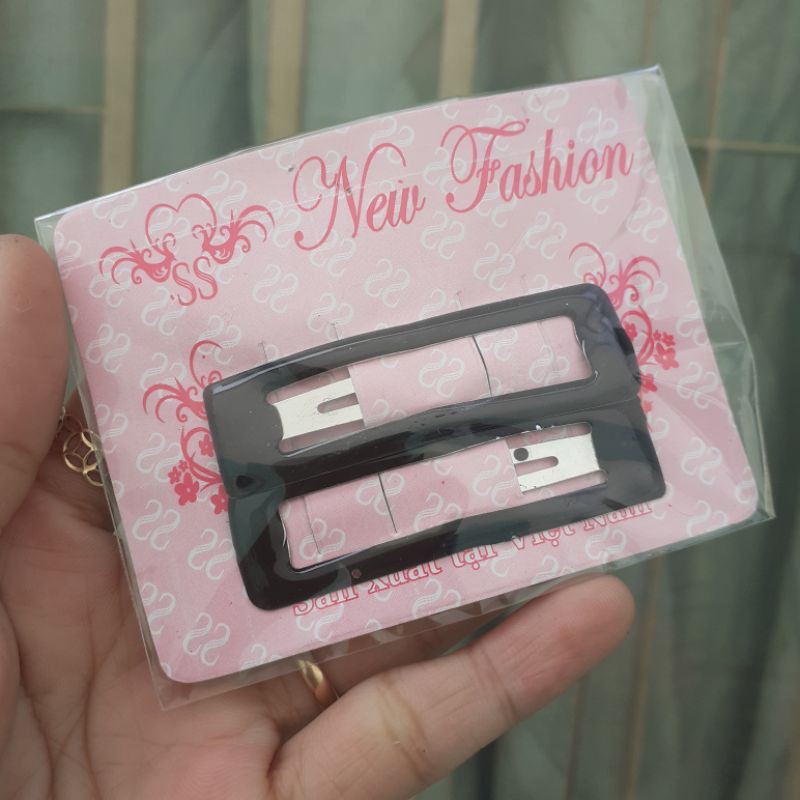 Combo 5 cặp kẹp mái vuông bọc nhựa 5.5-6cm