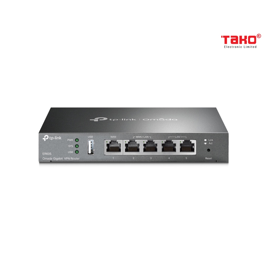 Router TP-link TL-ER605 VPN đa mạng SafeStream Gigabit. Chính hãng, BH 36 tháng