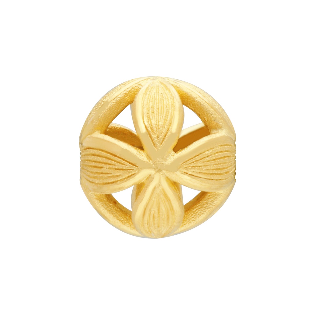 PRIMA Hạt Charm Vàng 24K - BST Meridian - Cỏ bốn lá - 111D0154