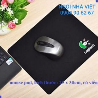 Miếng lót chuột (mouse pad) lớn, nhiều hình, có viền, kích thước là: 25cm x 30cm x 3mm