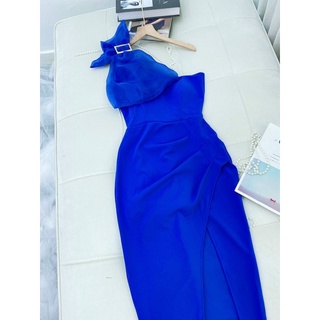 Đầm body cát nhật lệch vai