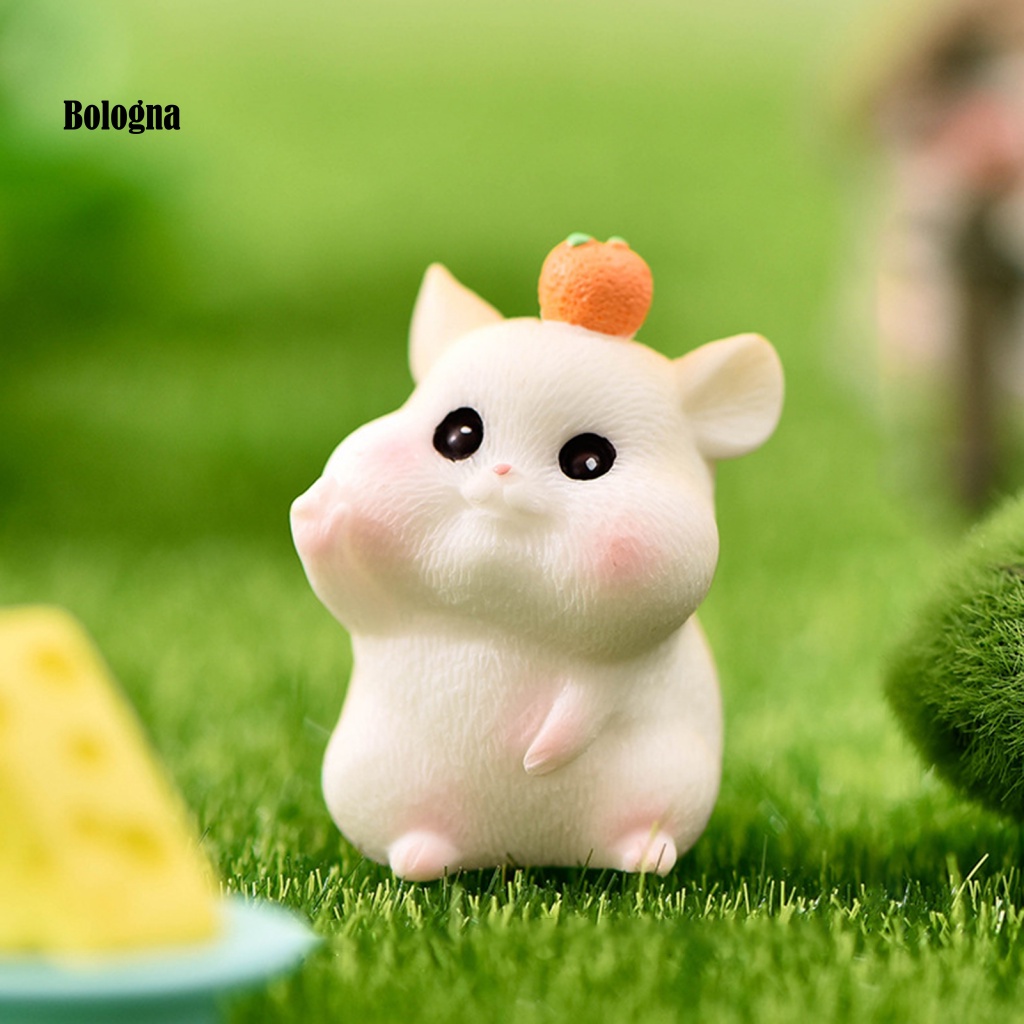 Mô Hình Chuột Hamster Bằng Nhựa Dùng Trang Trí Bàn Làm Việc