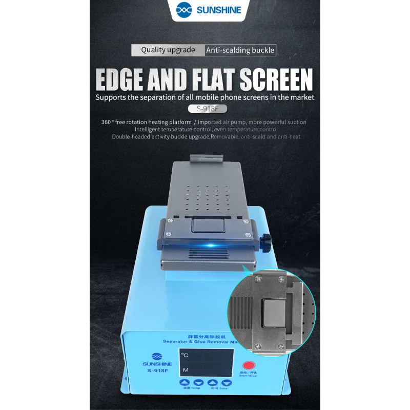 Máy cắt kính gầm cao xoay 360 độ S-918F