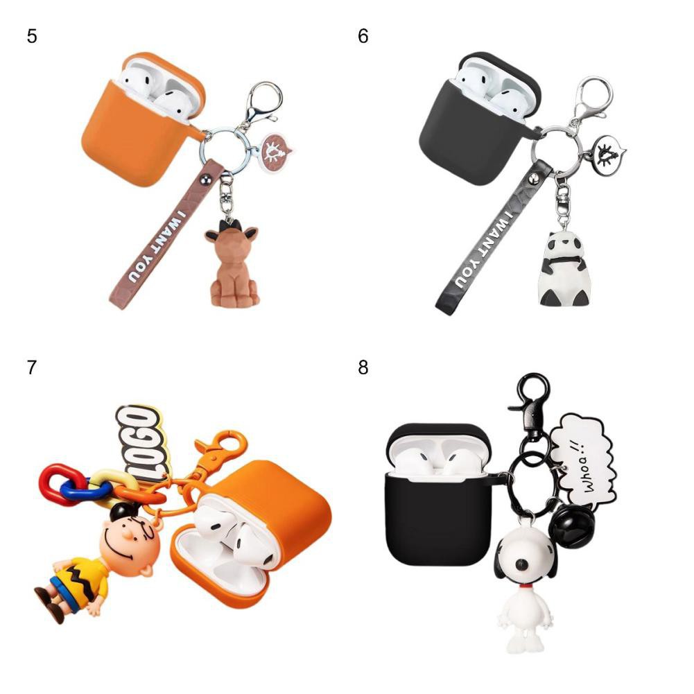 RSH Mini-2 TWS Wireless Smart Touch Earphones Sports Earbuds Headset With Cartoon Pikachu Rabbit Shape Charging Box