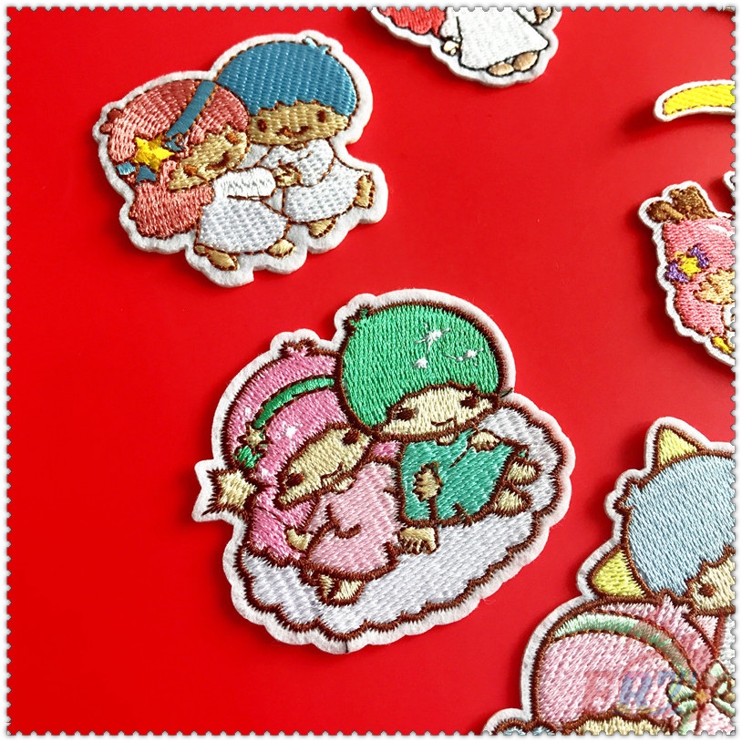 Set 1 / 3 Miếng Vá Quần Áo Hình Ngôi Sao / Bông Hoa Xinh Xắn