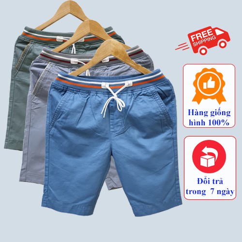 Quần kaki cạp chun nam-chất Kaki dày, mềm không co rút