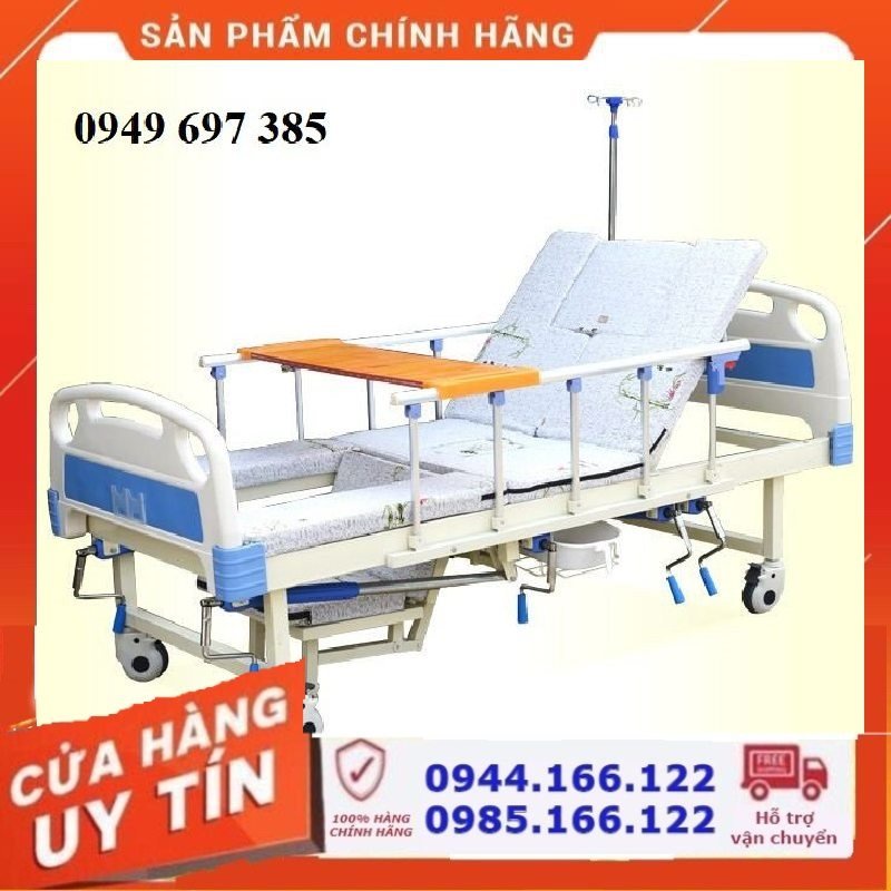 Giường y tế đa năng hạ chân góc nhỏ