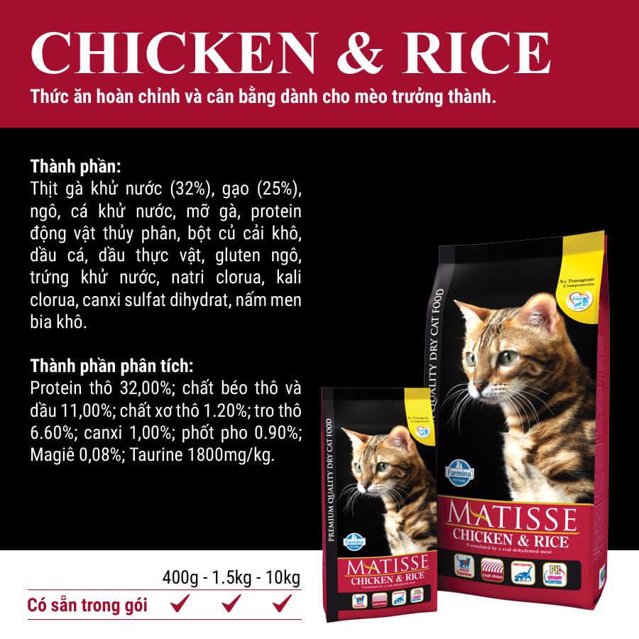 MATISSE - THỨC ĂN CAO CẤP CHO MÈO Bao 1.5kg