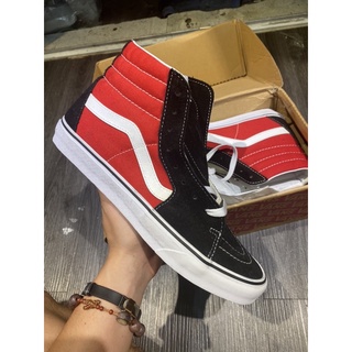 Giày Vans Sk8 Black Red White chính hãng