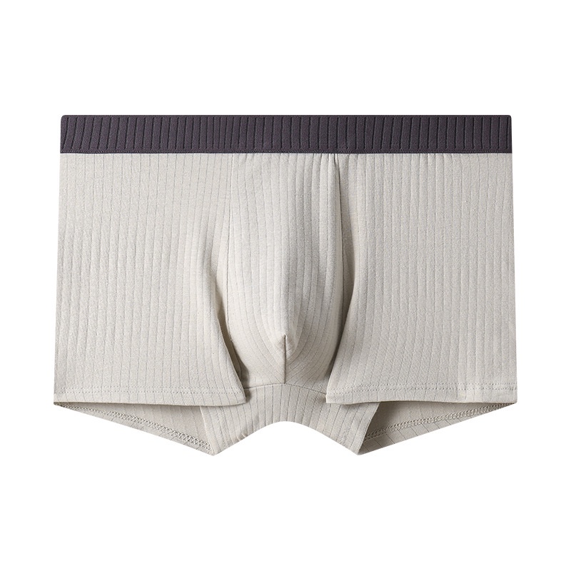 Quần sịp nam,quần lót đùi nam kẻ sọc chất vải cotton pha lụa cao cấp có size to,mềm mịn thoáng khí ZC09A