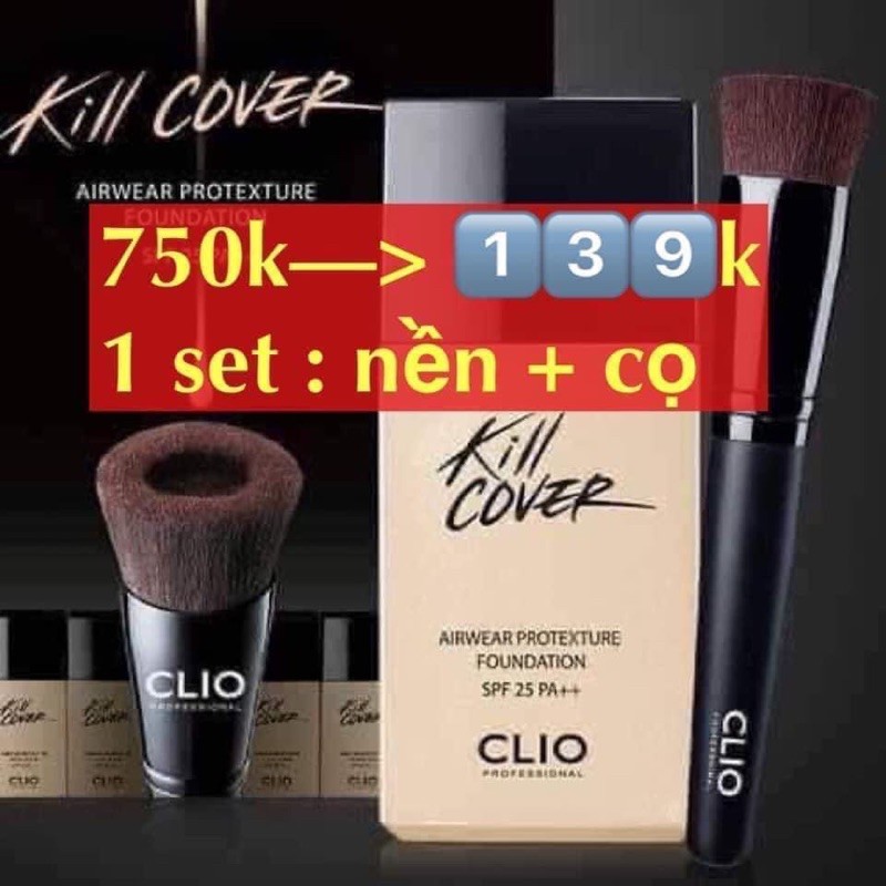 Set nền kèm chổi