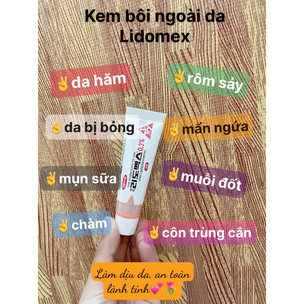Kem dưỡng da Lidomex cho bé