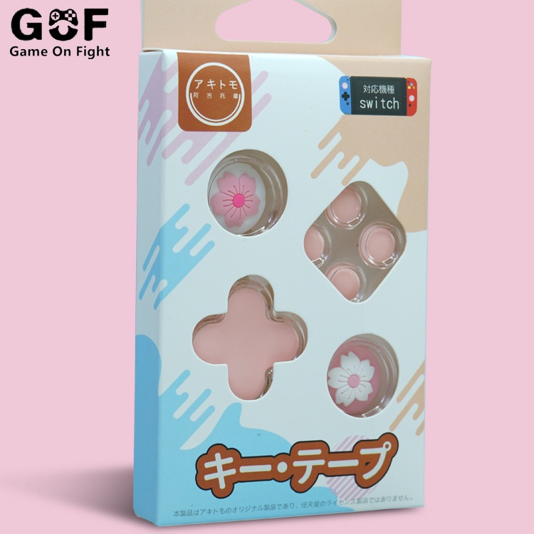 Ốp bảo vệ nút điều khiển máy chơi game Nintendo Switch hình dấu chân mèo nhiều màu sắc tùy chọn | BigBuy360 - bigbuy360.vn