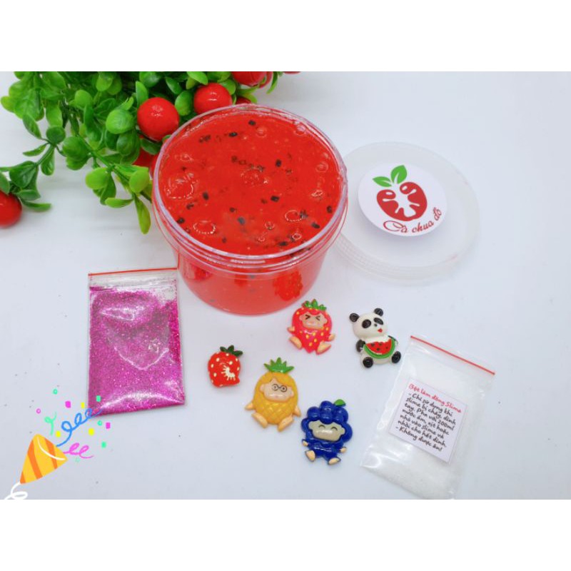 Jelly slime dưa hấu