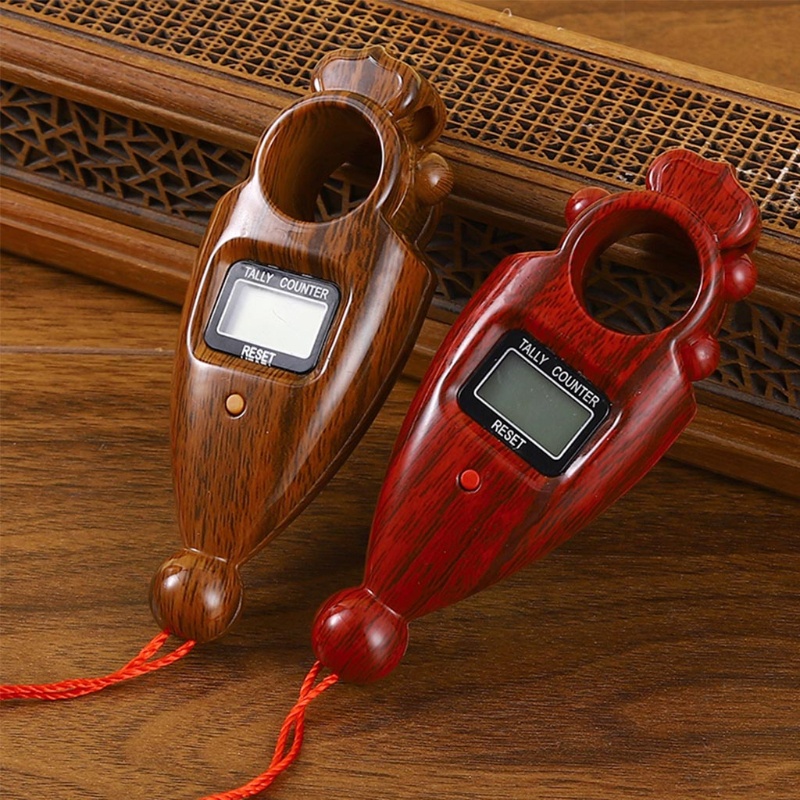 Máy Đếm Hạt Kỹ Thuật Số Đeo Ngón Tay Di Động Tiện Dụng