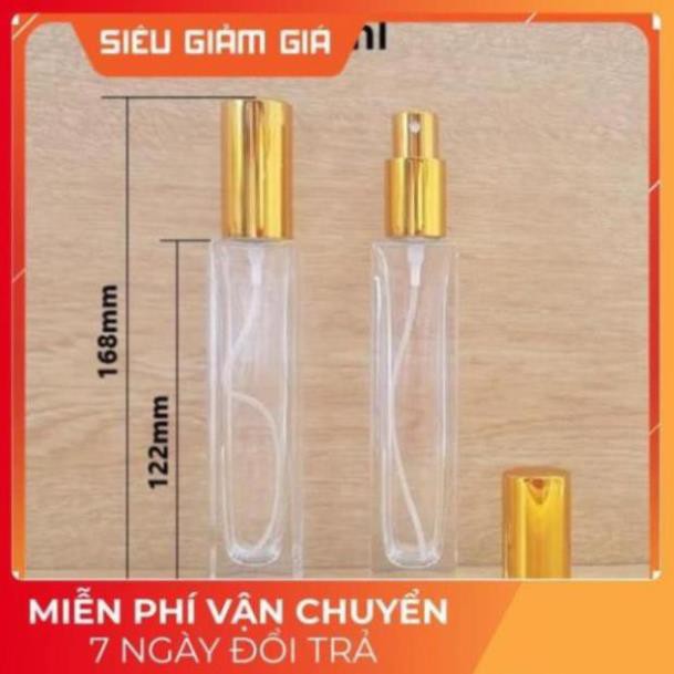 Lọ chiết nước hoa 50ml Vuông Cao / lọ dầu thơm