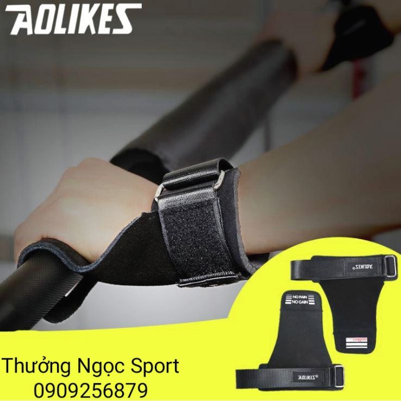 Găng Tay Tập Gym Đa Năng Aolikes, Găng Hở Ngón Hàng Aolikes Chính Hãng