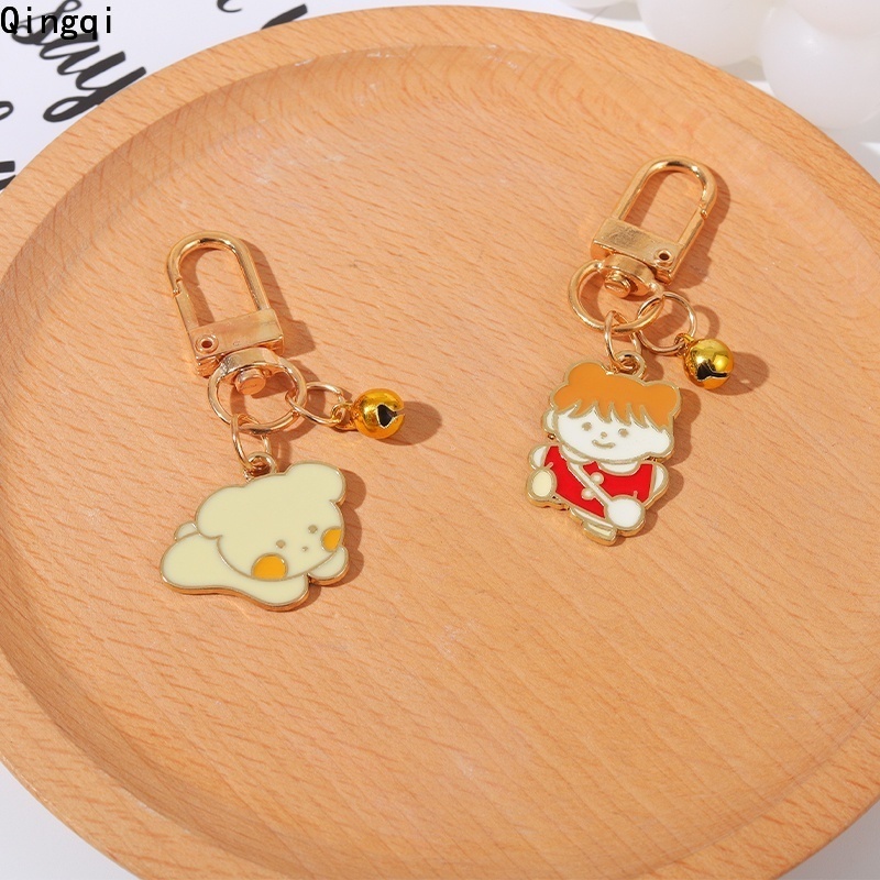 Móc khóa MISS ZOE kiểu dáng hoạt hình dễ thương nhiều mẫu tùy chọn cho nam nữ