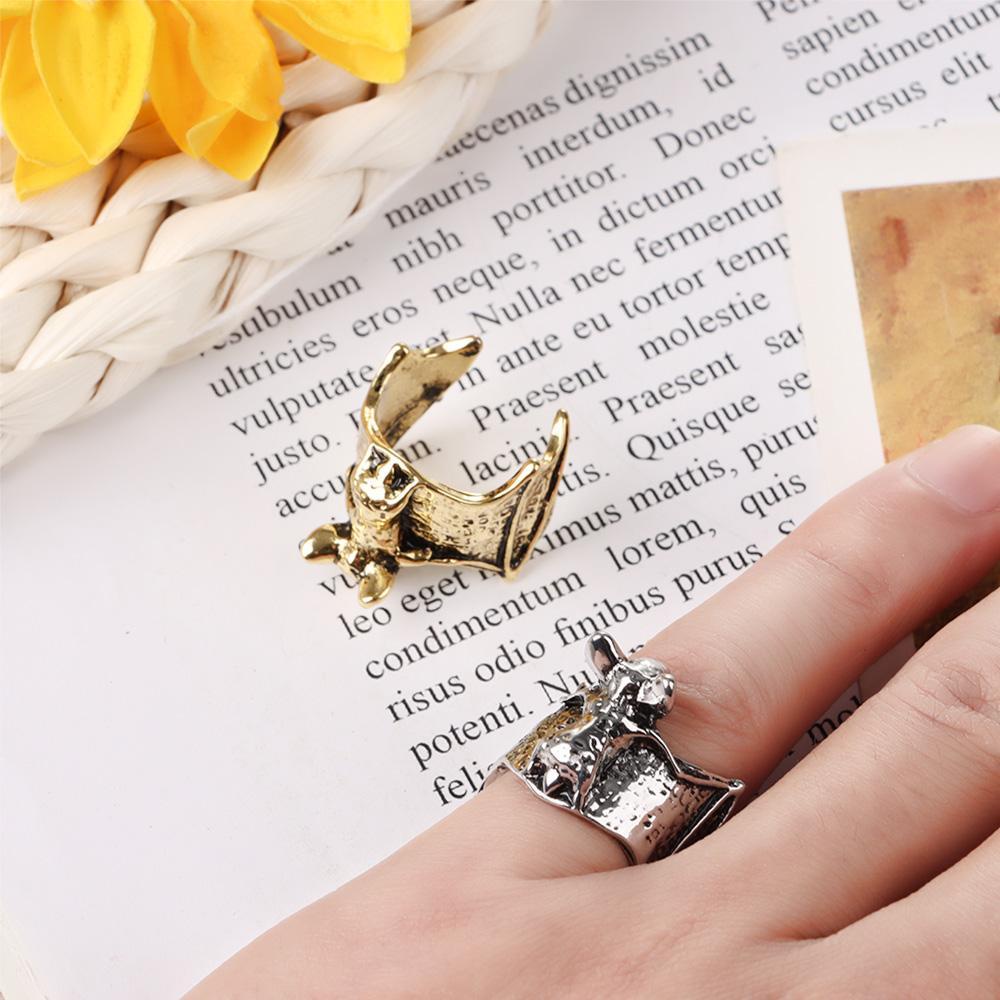 JUNE Nhẫn Hình Dơi Thiết Kế Mới Cao Cấp Thời Trang