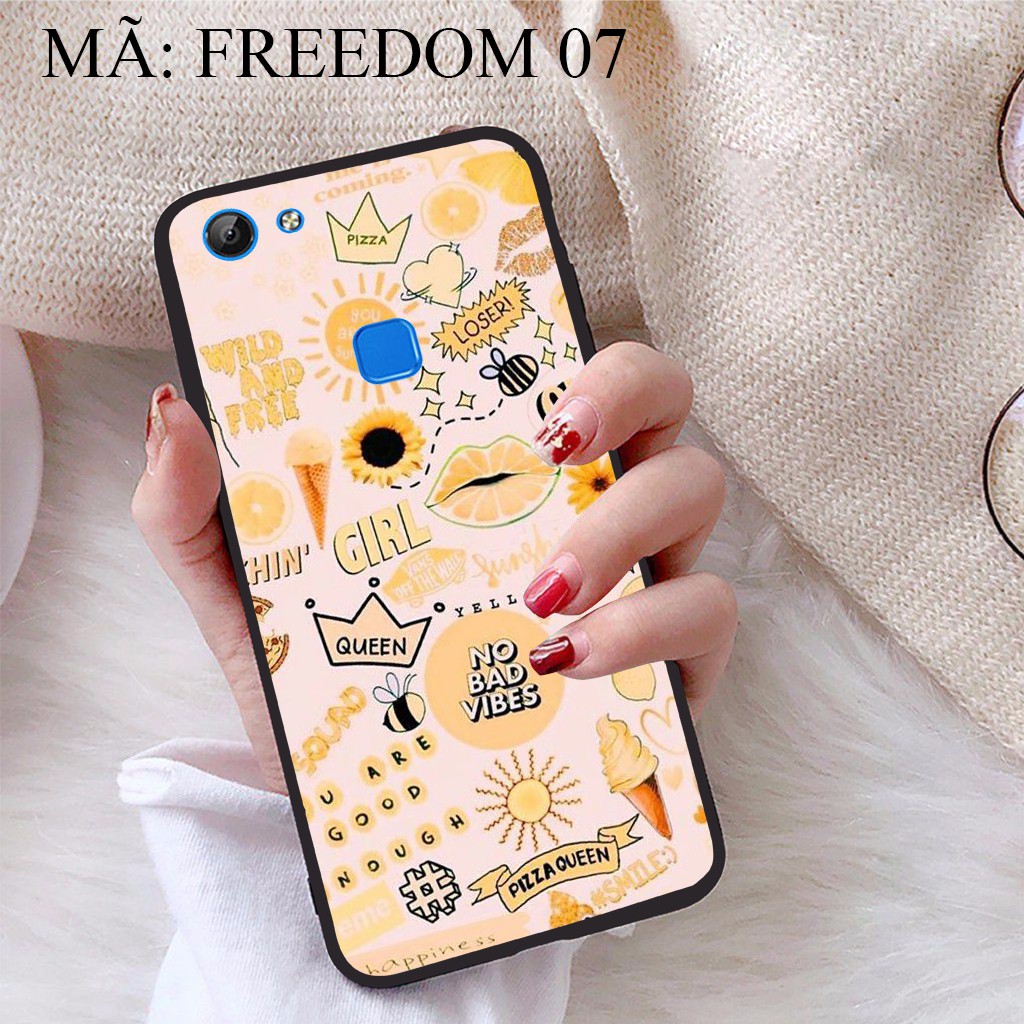 Ốp lưng Vivo V7 viền dẻo TPU BST Phong Cách Freedom