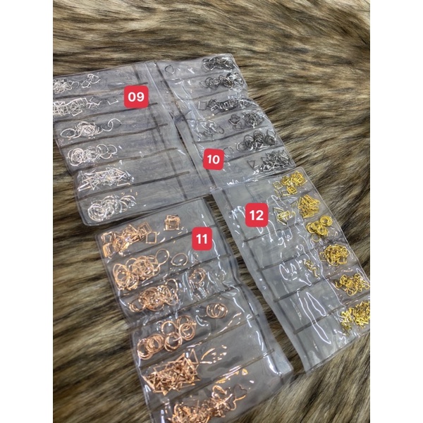 Gói trang trí charm kim loại mix mẫu