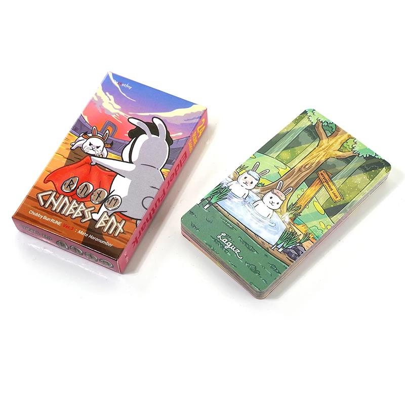 Chubby Bun Rune V.3 (Elder Futhark)Tarot Decks 78 Card Tarot Deck High Quality Board Game