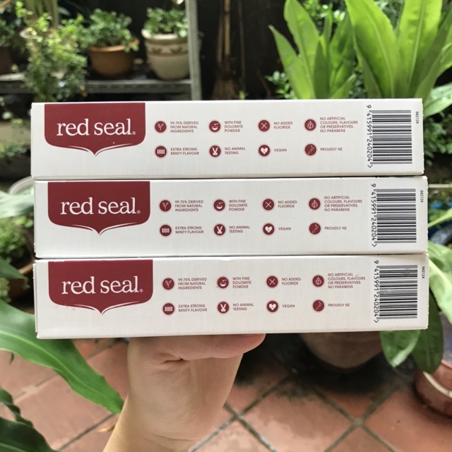 Kem đánh răng thảo dược thuần chay Red Seal 100gr